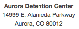 Aurora Detention Center