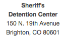 Sheriff Detention Center